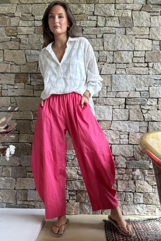 Paloma Classic Barrel Pant Miami Pink